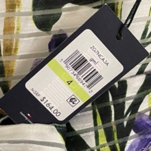 Tommy Hilfiger Women's Floral-Print Fit & Flare Dress - Picture 2 of 4